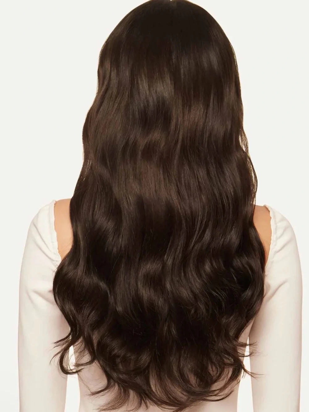 NEW & UNUSED LUXY Hair Seamless Clip-In Extensions — Medium Natural Brown